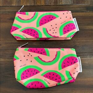 Clinique Kids Watermelon Pouch Set - Pink and Green